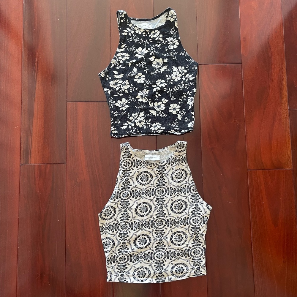 ‼️SOLD on Mercari - Abercrombie & Fitch Floral Tank Top Set
